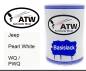 Preview: Jeep, Pearl White, WQ / PWQ: 500ml Lackdose, von ATW Autoteile West.